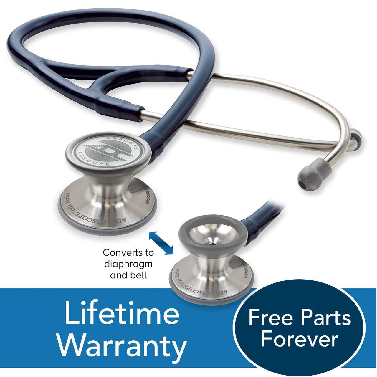 Buy ADC Adscope 601 Convertible Cardiology Stethoscope With Tunable AFD - View #7