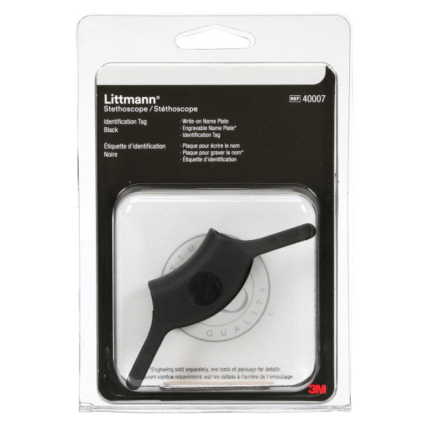 40007 Littmann Stethoscope Identification Tag, Black