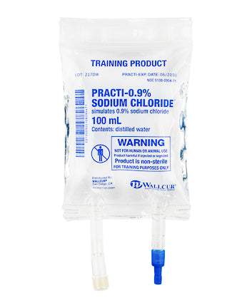 Practi-0.9% Sodium Chloride™ 100 mL I.V. Solution (Training Only)