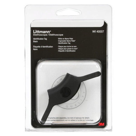 40007 Littmann Stethoscope Identification Tag, Black - CornellSurgical.com