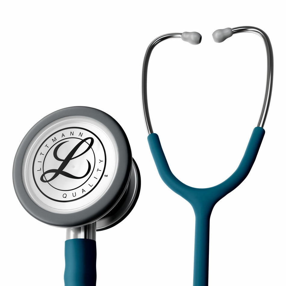 5623C Littmann Classic III - Caribbean Blue Satin Tubing - CornellSurgical.com