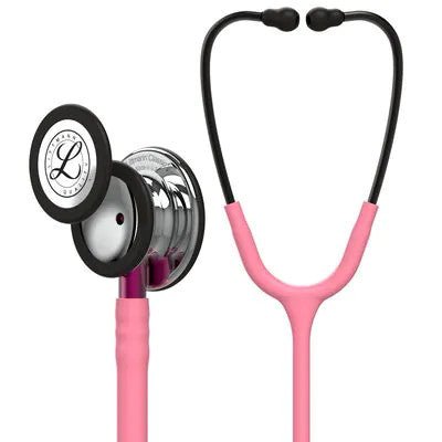 5962 Littmann Classic III - Pearl Pink w/ Mirror Finish, Pink Stem & Smoke - CornellSurgical.com