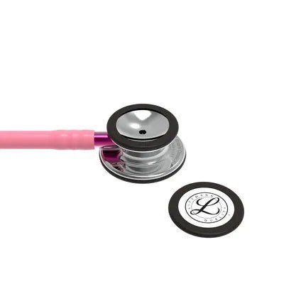 5962 Littmann Classic III - Pearl Pink w/ Mirror Finish, Pink Stem & Smoke - CornellSurgical.com
