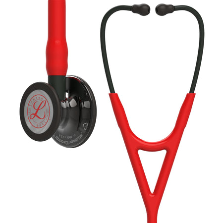 6182 Littmann Cardiology IV - Red w/ Smoke/Black, LIMITED EDITION - CornellSurgical.com