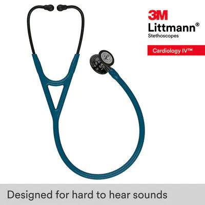 6234 Littmann Cardiology IV - Carribean Blue w/ Smoke Chestpiece & Mirror Stem - CornellSurgical.com