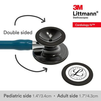 6234 Littmann Cardiology IV - Carribean Blue w/ Smoke Chestpiece & Mirror Stem - CornellSurgical.com