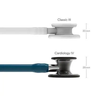 6234 Littmann Cardiology IV - Carribean Blue w/ Smoke Chestpiece & Mirror Stem - CornellSurgical.com