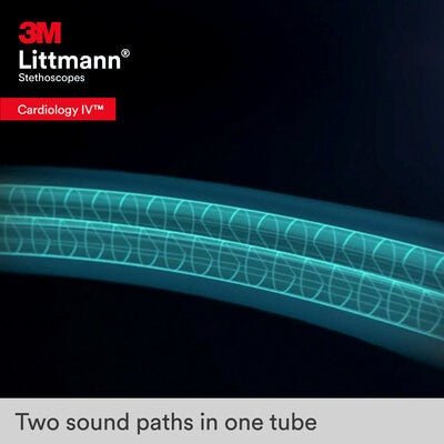 6234 Littmann Cardiology IV - Carribean Blue w/ Smoke Chestpiece & Mirror Stem - CornellSurgical.com
