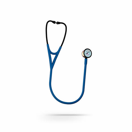 6242C Littmann Cardiology IV - Navy Satin w/ Rainbow & Black Stem - CornellSurgical.com