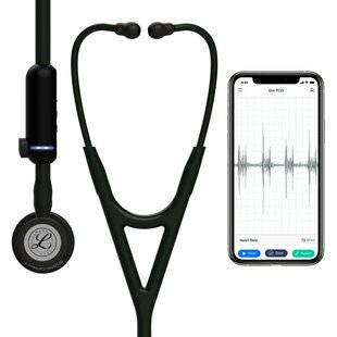 8480 3M Littmann CORE Digital Stethoscope, All Black - CornellSurgical.com