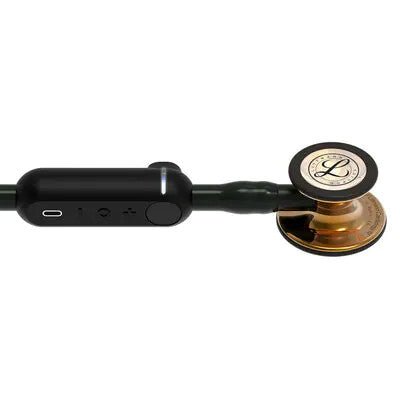 8870 3M Littmann CORE Digital Stethoscope, Black w/ Copper