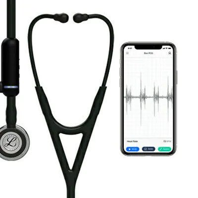 8890 3M Littmann CORE Digital Stethoscope, Black w/ Mirror Chestpiece - CornellSurgical.com
