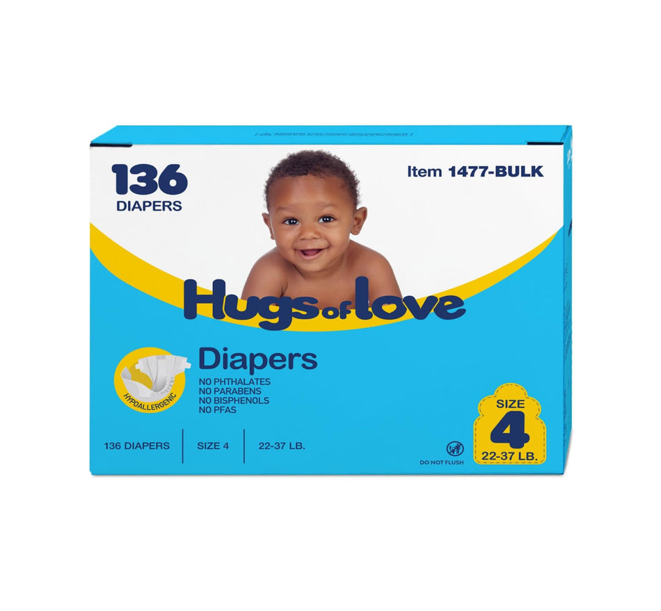Dynarex Hugs-of-Love Baby Diapers