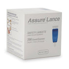 Assure Lance Low Flow, 25g, 2mm Depth, Blue, 200's - CornellSurgical.com
