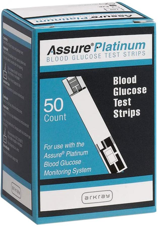 Assure Platinum Blood Glucose Test Strips, 50's - CornellSurgical.com