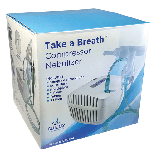 Blue Jay TAKE A BREATH Compressor Nebulizer - CornellSurgical.com