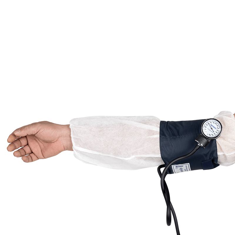 BP Cuff Barrier Sleeve (non - woven) 100/box - CornellSurgical.com
