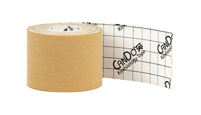 CanDo Kinesiology Tape, 2" x 16.5 ft, Beige, 1 Roll - CornellSurgical.com