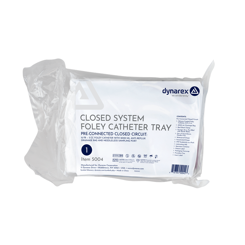 Closed Circuit / Closed System Foley Catheter Tray, 12 FR - CornellSurgical.com