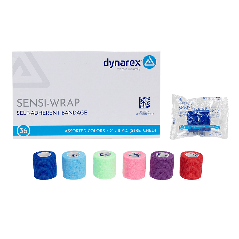 Coban Assorted Colors - 2" x 5 yd - CornellSurgical.com