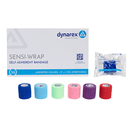Coban Assorted Colors - 2" x 5 yd - CornellSurgical.com