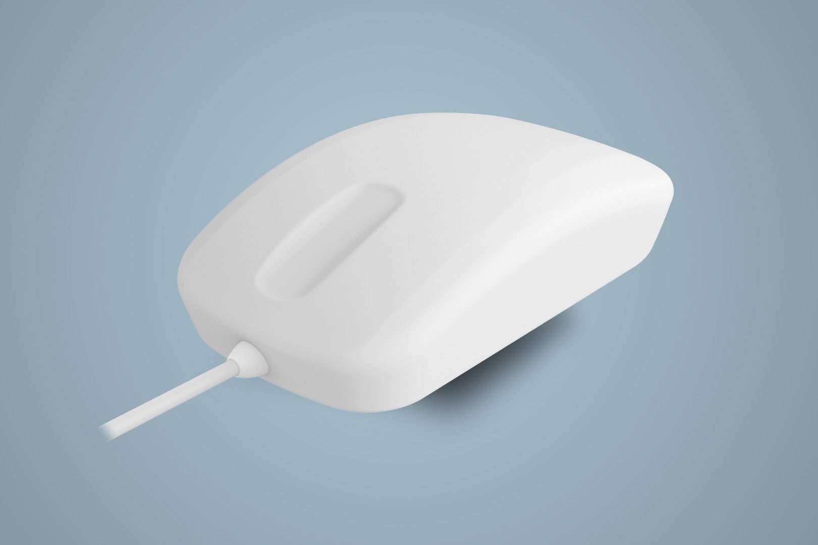 Contour Cherry AK - PMH3 Medical Mouse, Waterproof Hygienic Wireless Mouse for Healthcare, White - CornellSurgical.com
