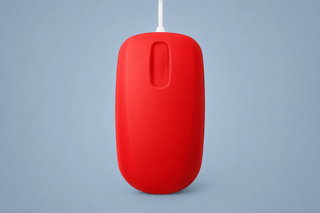 Contour Cherry AK - PMH3 Medical Mouse, Waterproof Mouse for Healthcare Downtime Workstations, Red - CornellSurgical.com