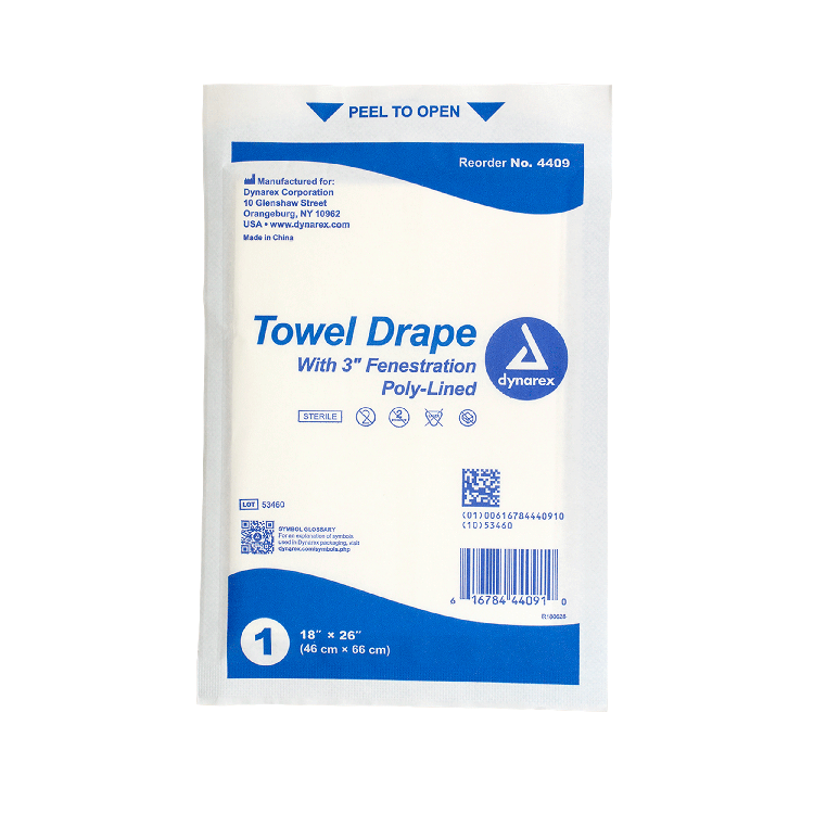 Disposable Towel Drapes Fenestrated - Sterile - CornellSurgical.com