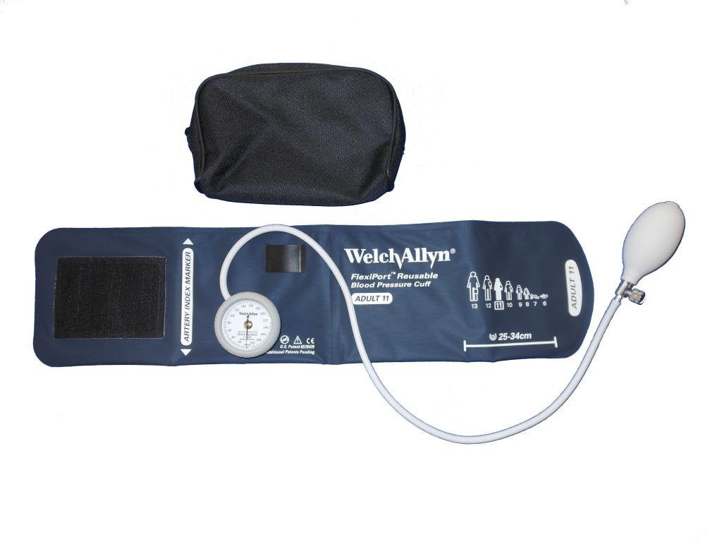 DS44 - 11C DuraShock Integrated Aneroid with One Adult Cuff and Case - CornellSurgical.com