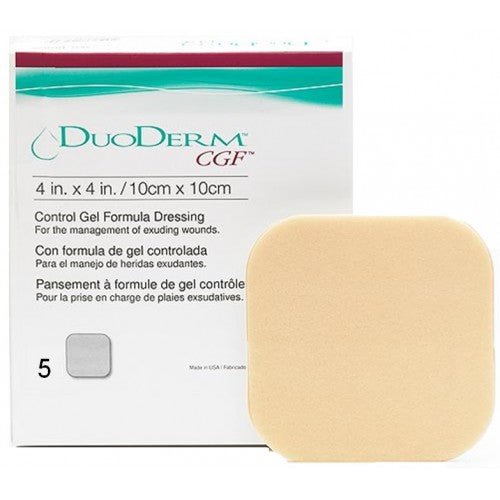 DuoDERM® 187660 Hydrocolloid Dressing, 4x4, 5/box - CornellSurgical.com