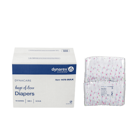 Dynarex Hugs - of - Love Baby Diapers - CornellSurgical.com