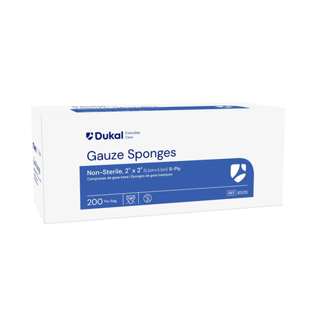 Gauze Sponge 2"x2" 8ply - 200's - CornellSurgical.com