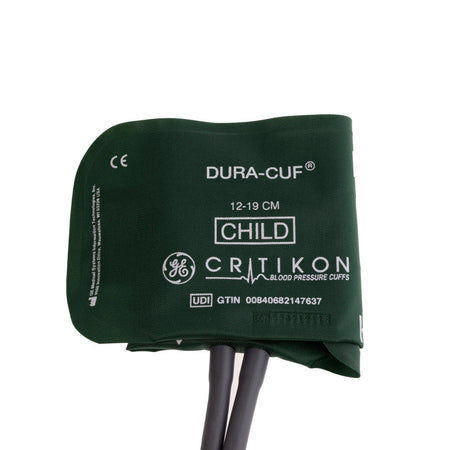 GE Medical 2781 Dura - Cuf Critikon Child Blood Pressure Cuff 12 - 19cm, Green - CornellSurgical.com