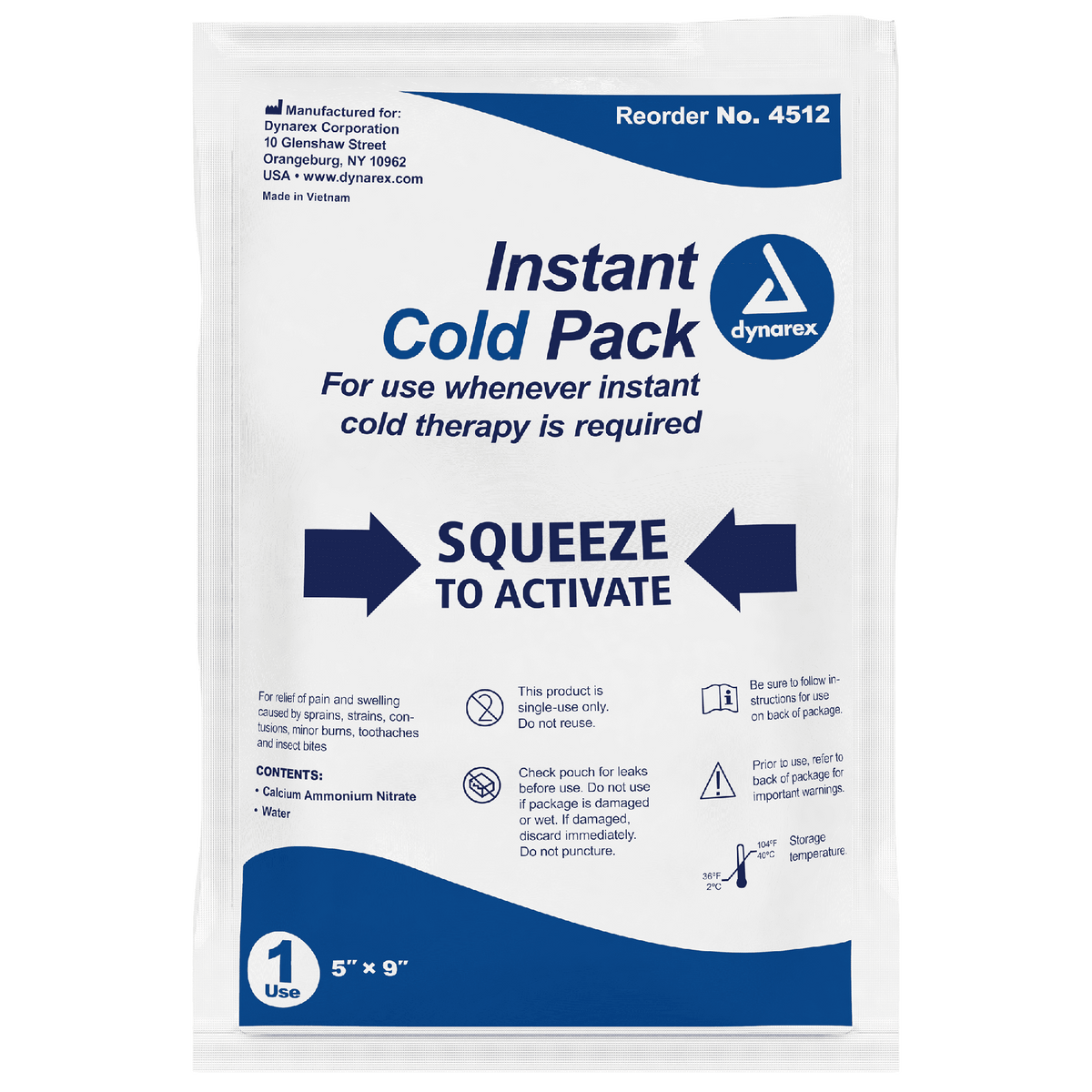 Instant Cold Pack, 24/cs - CornellSurgical.com