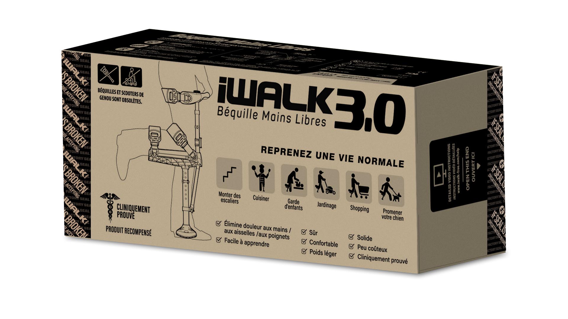 iWALK 3.0 Hands Free Crutch - CornellSurgical.com