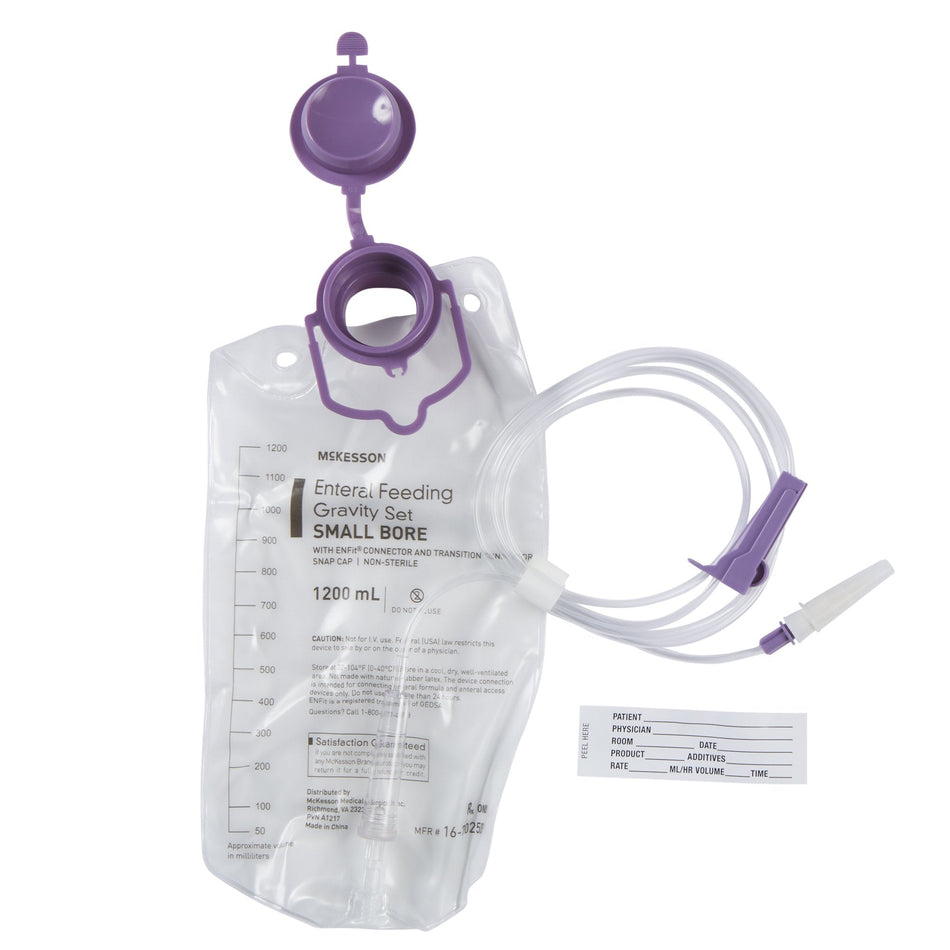 Kangaroo Gravity Feeding Bag Set, 1,000 mL - CornellSurgical.com