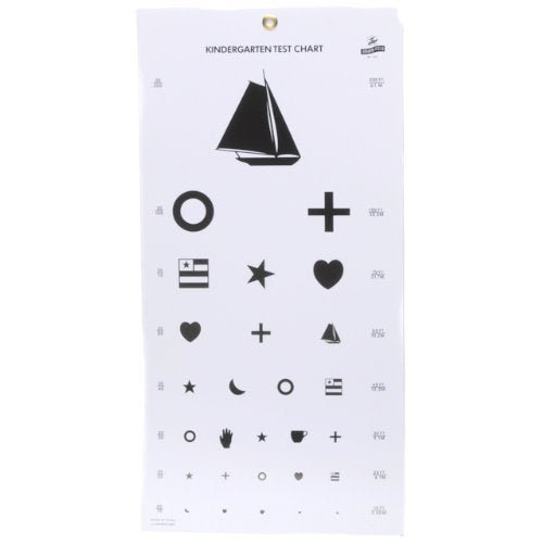 Kindergarten Hanging Eye Chart - CornellSurgical.com