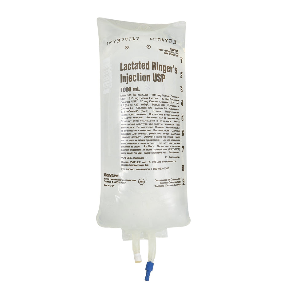 Lactated Ringer's Solution IV Solution 1,000 mL - CornellSurgical.com
