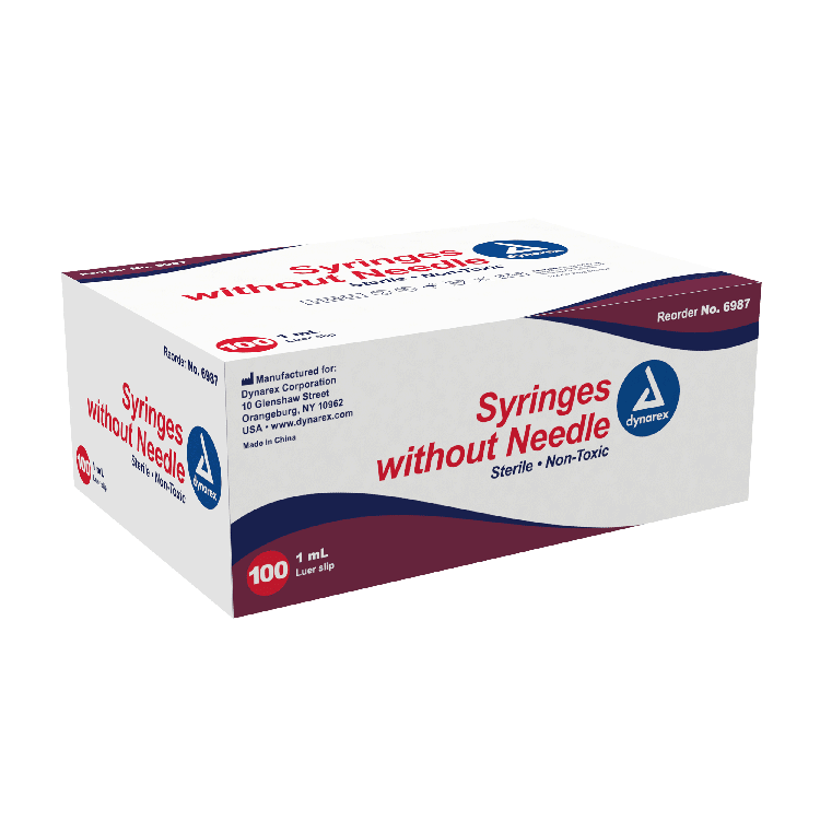 Luer Lock Syringes without Needle - 1mL - CornellSurgical.com