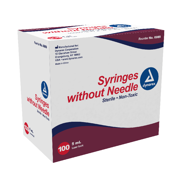 Luer Lock Syringes without Needle - 5mL - CornellSurgical.com