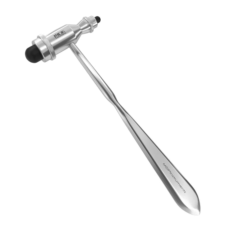 MDF Tromner Reflex Hammer w/ Pointed Tip, Black