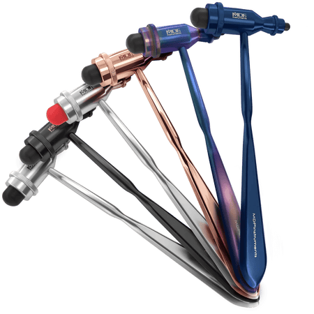 MDF Tromner Reflex Hammer w/ Pointed Tip, BlackOut - CornellSurgical.com