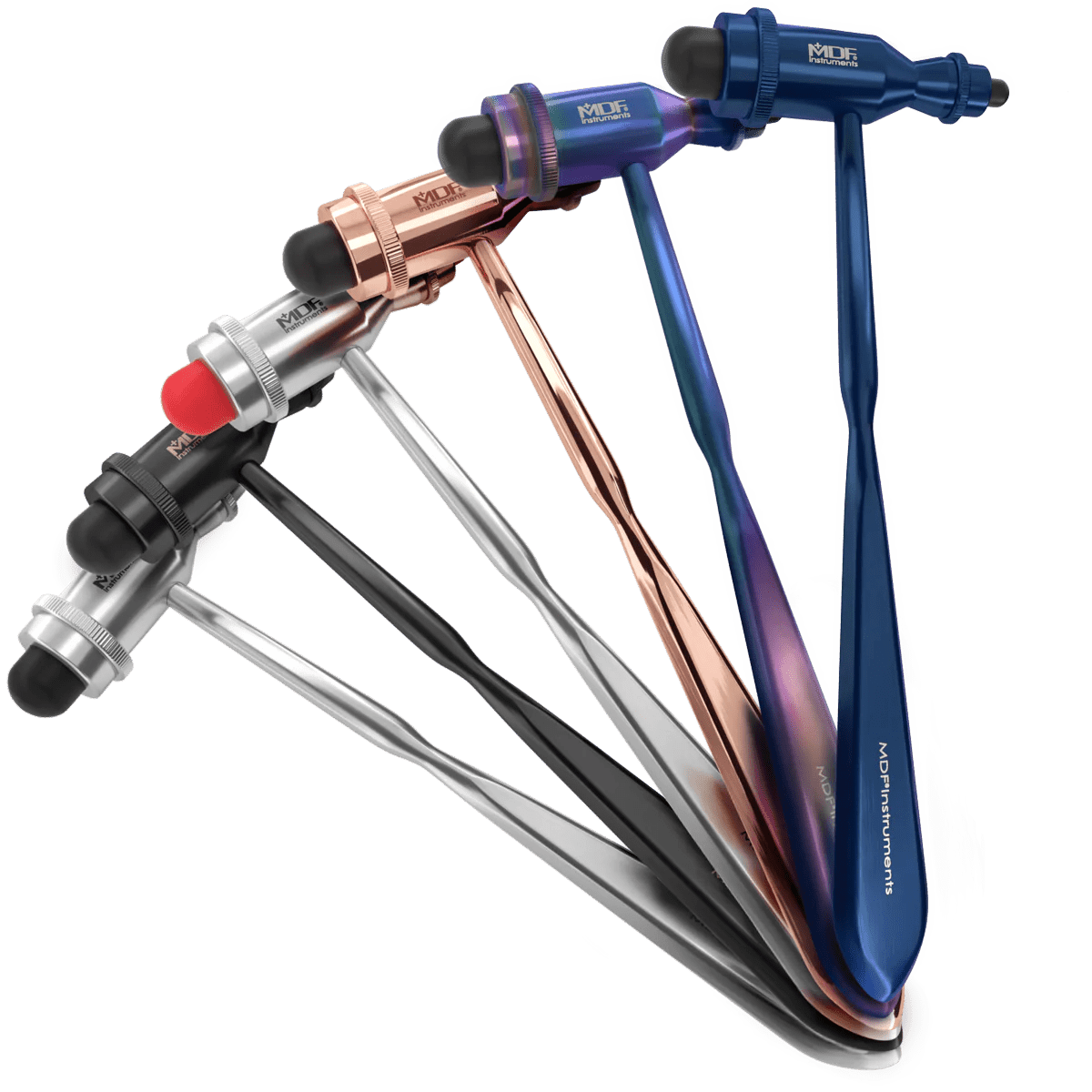 MDF Tromner Reflex Hammer with Pointed Tip, Capridium - CornellSurgical.com