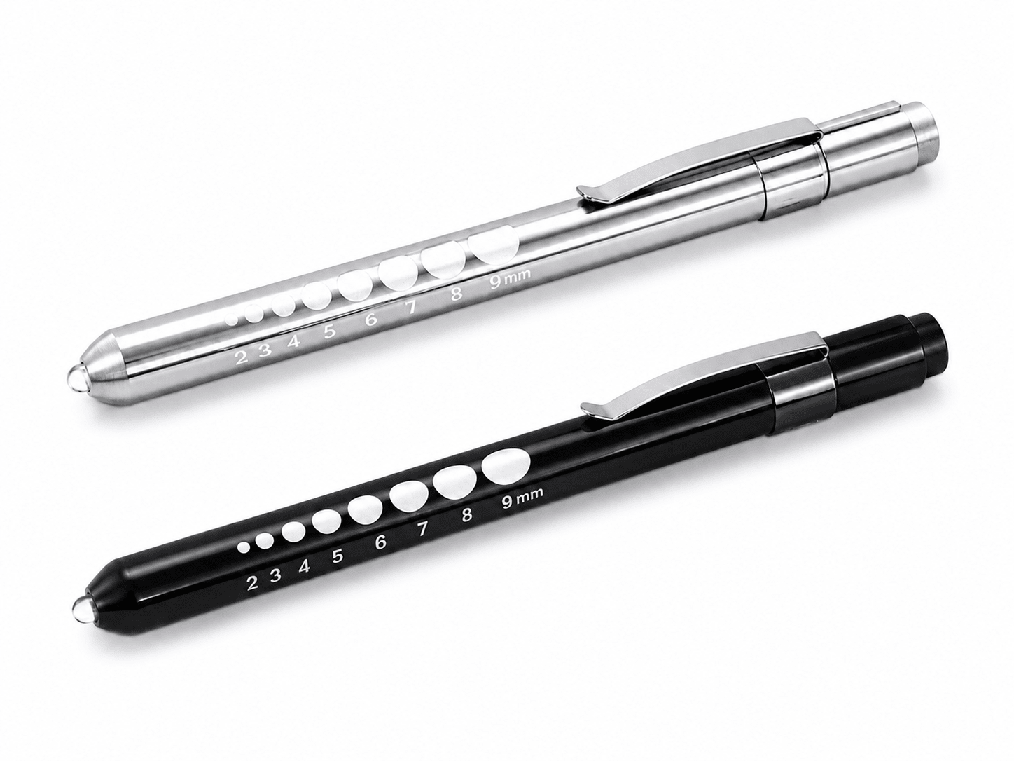 Metal Click LED Reusable Penlight - CornellSurgical.com