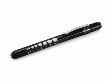 Metal Click LED Reusable Penlight - CornellSurgical.com