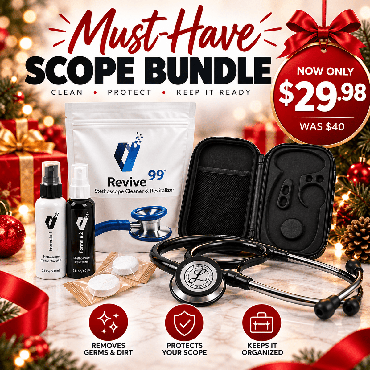 MUST HAVE HOLIDAY SCOPE BUNDLE- Stethoscope Bundle - CornellSurgical.com