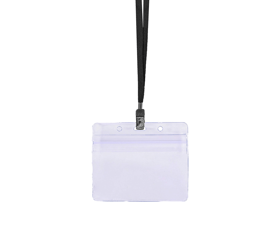 Name Badge Holder w/ Lanyard - CornellSurgical.com
