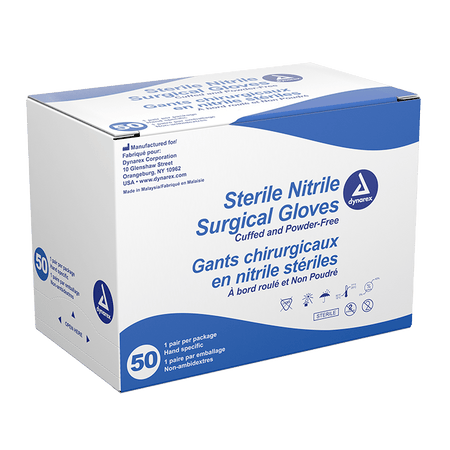 Nitrile Sterile Surgical Gloves, Pairs - CornellSurgical.com