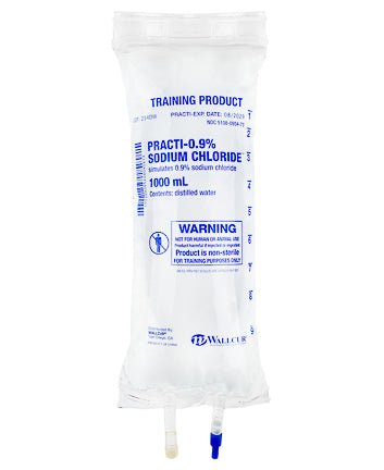 Practi - 0.9% Sodium Chloride™ 1,000 mL I.V. Solution (Training Only) - CornellSurgical.com