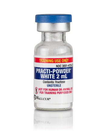 Practi - Powder® White 2 mL (Training Only) - CornellSurgical.com